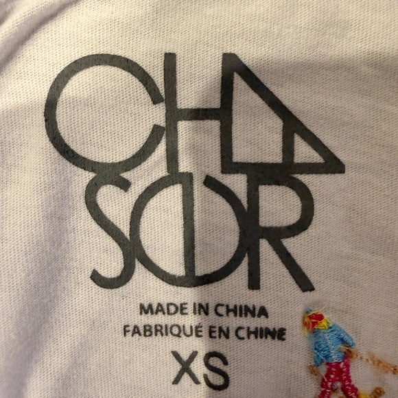 CHASER Embroidered Ski Shirt - SIZE XS - Picture 4 of 6